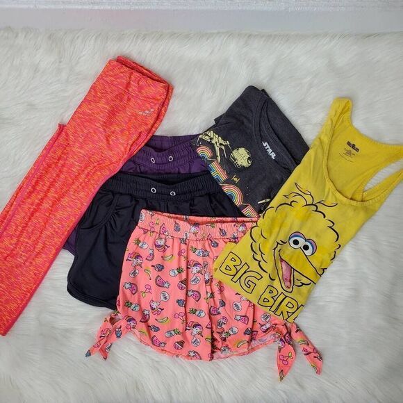 Bundle girl's summer clothes size M 10-12 - Picture 3 of 15